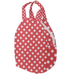 Red White Polka Dots Travel Backpacks