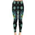 Light And Love Flowers Decorative Leggings  View1