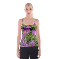 Stratford Garden Phlox Spaghetti Strap Top by Riverwoman