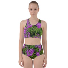 Stratford Garden Phlox Racer Back Bikini Set by Riverwoman