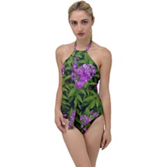 Stratford Garden Phlox Go With The Flow One Piece Swimsuit by Riverwoman