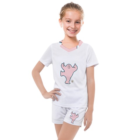 Huggiepops - Thumps Up - By Larenard Kids  Mesh Tee And Shorts Set by LaRenard