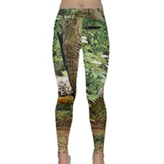 Garden Of The Phoenix Classic Yoga Leggings by Riverwoman