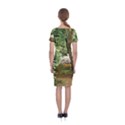 Garden of the Phoenix Classic Short Sleeve Midi Dress View2