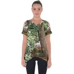 Garden Of The Phoenix Cut Out Side Drop Tee by Riverwoman