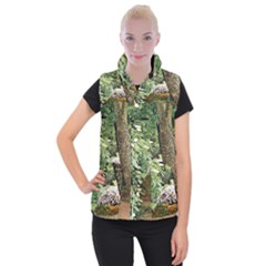 Garden Of The Phoenix Women s Button Up Vest by Riverwoman