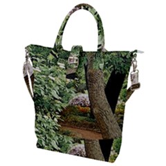 Garden Of The Phoenix Buckle Top Tote Bag by Riverwoman