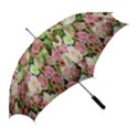 Pastel Pink Roses Straight Umbrellas View2