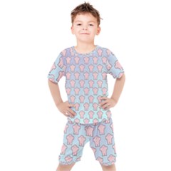 Huggiepops - Pattern - By Larenard Kids  Tee And Shorts Set by LaRenard