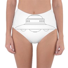 Alien Space Ufo Extraterrestrial Reversible High-waist Bikini Bottoms by Wegoenart