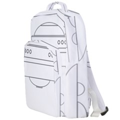 Alien Space Ufo Extraterrestrial Double Compartment Backpack