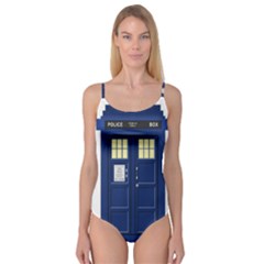 Tardis Doctor Who Time Travel Camisole Leotard  by Wegoenart