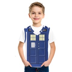 Tardis Doctor Who Time Travel Kids  Sportswear by Wegoenart