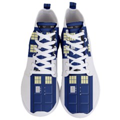 Tardis Doctor Who Time Travel Men s Lightweight High Top Sneakers by Wegoenart