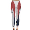 Planet Planets Rocket Shuttle Inside Out Leggings View2