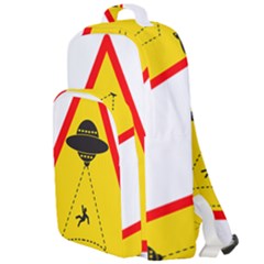 Sign Road Road Sign Traffic Double Compartment Backpack