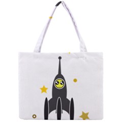 Spacecraft Star Emoticon Travel Mini Tote Bag by Wegoenart