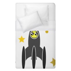 Spacecraft Star Emoticon Travel Duvet Cover (single Size) by Wegoenart