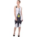 Spacecraft Star Emoticon Travel Sleeveless Pencil Dress View3