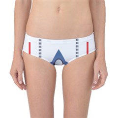 Spaceship Rocket Space Game Cosmos Classic Bikini Bottoms by Wegoenart