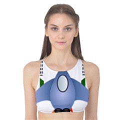 Spaceship Rocket Space Game Cosmos Tank Bikini Top by Wegoenart