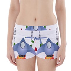 Spaceship Rocket Space Game Cosmos Boyleg Bikini Wrap Bottoms by Wegoenart