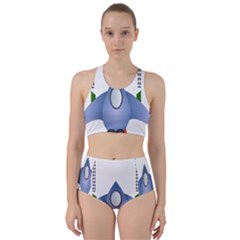 Spaceship Rocket Space Game Cosmos Racer Back Bikini Set by Wegoenart