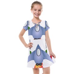 Spaceship Rocket Space Game Cosmos Kids  Cross Web Dress by Wegoenart