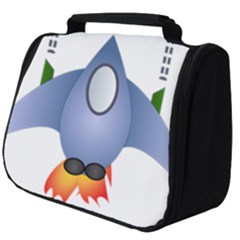 Spaceship Rocket Space Game Cosmos Full Print Travel Pouch (big)