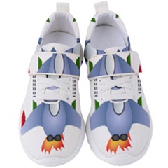 Spaceship Rocket Space Game Cosmos Women s Velcro Strap Shoes