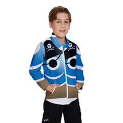 Alien One Eye Pirate Buccaneer Windbreaker (kids) by Wegoenart