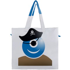 Alien One Eye Pirate Buccaneer Canvas Travel Bag by Wegoenart