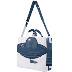 Ufo Unknown Alien Alie Square Shoulder Tote Bag