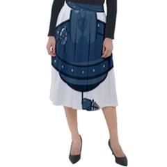 Ufo Unknown Alien Alie Classic Velour Midi Skirt 