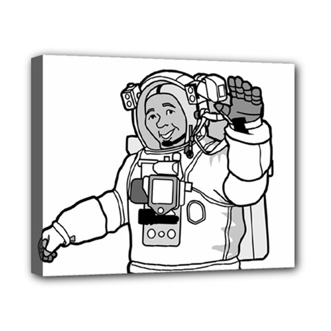 Astronaut Space Exploration Helmet Canvas 10  X 8  (stretched) by Wegoenart