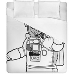 Astronaut Space Exploration Helmet Duvet Cover (california King Size) by Wegoenart