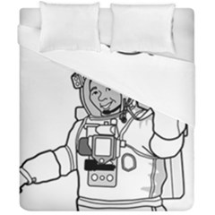 Astronaut Space Exploration Helmet Duvet Cover Double Side (california King Size) by Wegoenart