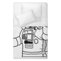 Astronaut Space Exploration Helmet Duvet Cover (single Size) by Wegoenart