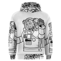 Astronaut Space Exploration Helmet Men s Overhead Hoodie by Wegoenart