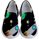 Planet Rocket Space Stars Kids  Lightweight Slip Ons View1