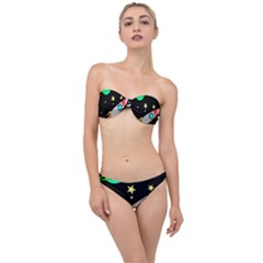 Planet Rocket Space Stars Classic Bandeau Bikini Set