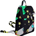 Planet Rocket Space Stars Buckle Everyday Backpack View2