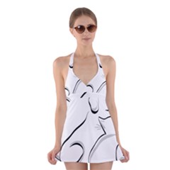 Dog Cat Animal Pet Cute Halter Dress Swimsuit 