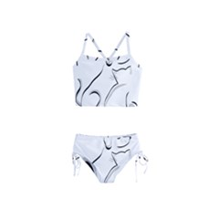 Dog Cat Animal Pet Cute Girls  Tankini Swimsuit