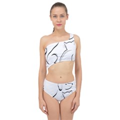 Dog Cat Animal Pet Cute Spliced Up Two Piece Swimsuit by Wegoenart