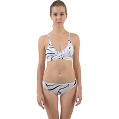 Animal Equine Face Horse Wrap Around Bikini Set by Wegoenart