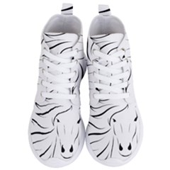 Animal Equine Face Horse Women s Lightweight High Top Sneakers