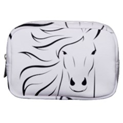 Animal Equine Face Horse Make Up Pouch (small) by Wegoenart