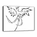 Phoenix Mythical Bird Animal Canvas 16  x 12  (Stretched) View1