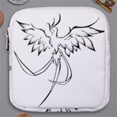 Phoenix Mythical Bird Animal Mini Square Pouch